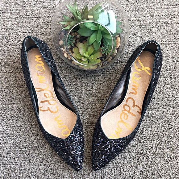 Sam Edelman Shoes - Sam Edelman Laura Glitter Heels Size 6.5 0099